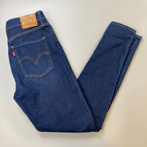 Women's Levi's Blue Mile High Super Skinny Jeans Size 29 Premium Classic Big E